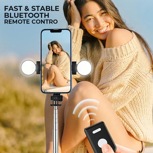 🔥Hot Sale SCONTO DEL 50%🎁Nuovo selfie stick e treppiede multifunzionale migliorato estensibile per telefono