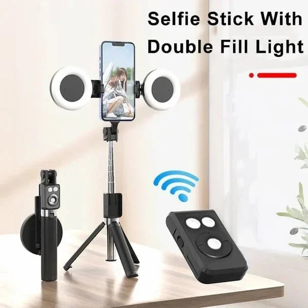 🔥Hot Sale SCONTO DEL 50%🎁Nuovo selfie stick e treppiede multifunzionale migliorato estensibile per telefono