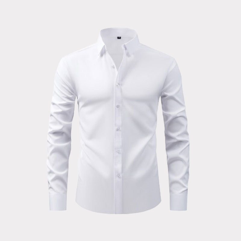 CAMICIA ELASTICA NON STIRATA ANTIPIEGA