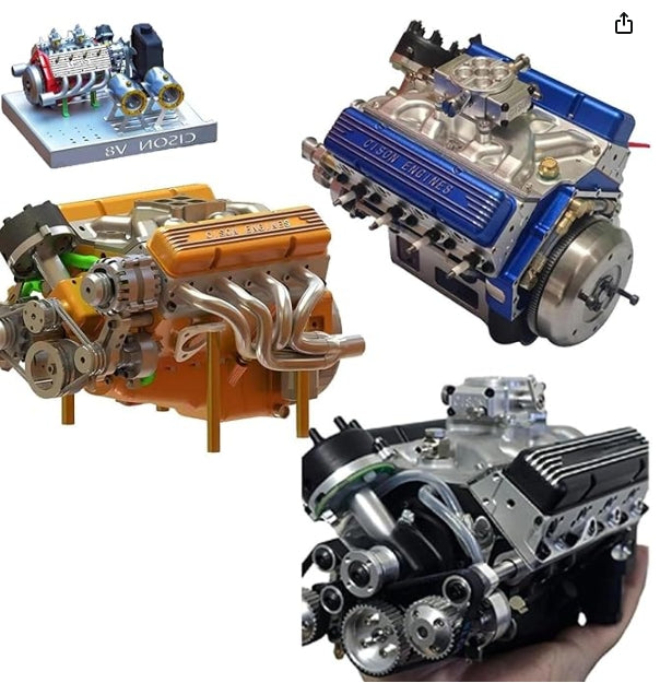 🔥 Kit di modellismo per motori a benzina V8 OHV small-block