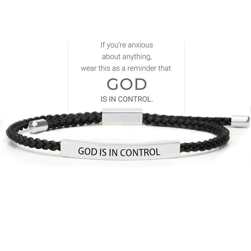 Bracciale intrecciato in acciaio inossidabil