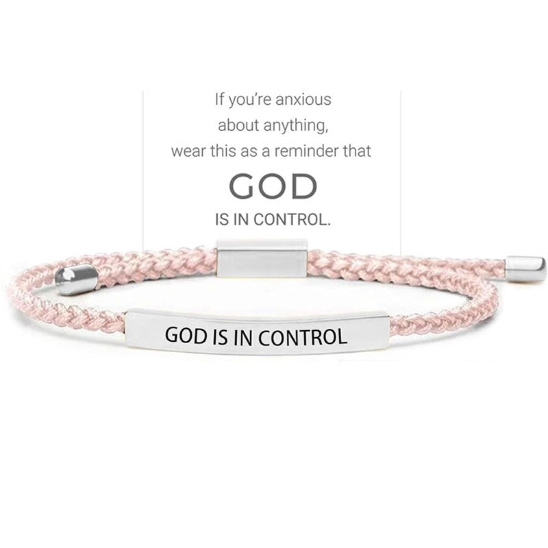 Bracciale intrecciato in acciaio inossidabil