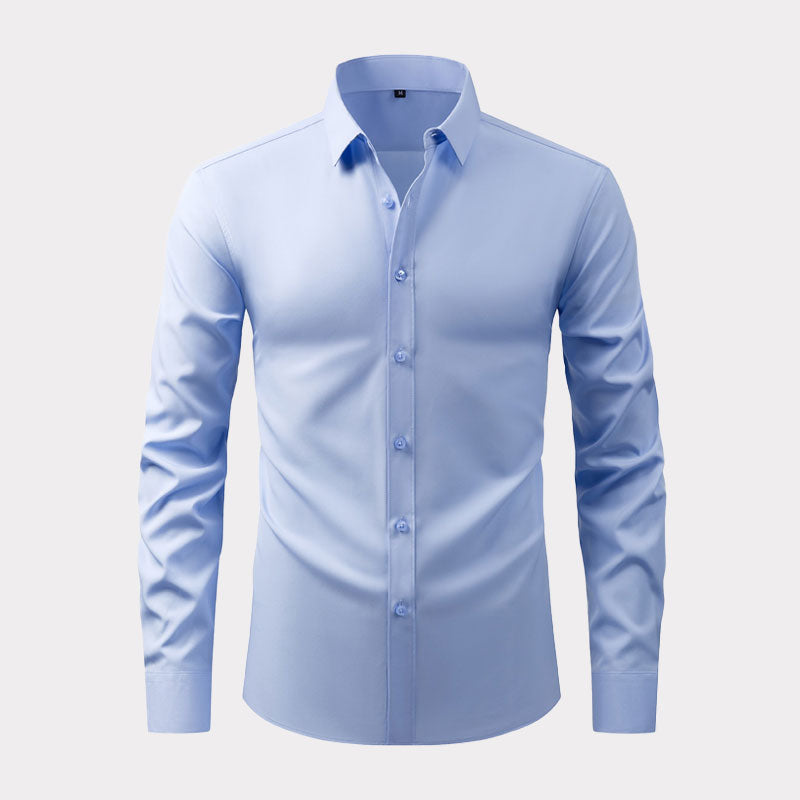 CAMICIA ELASTICA NON STIRATA ANTIPIEGA