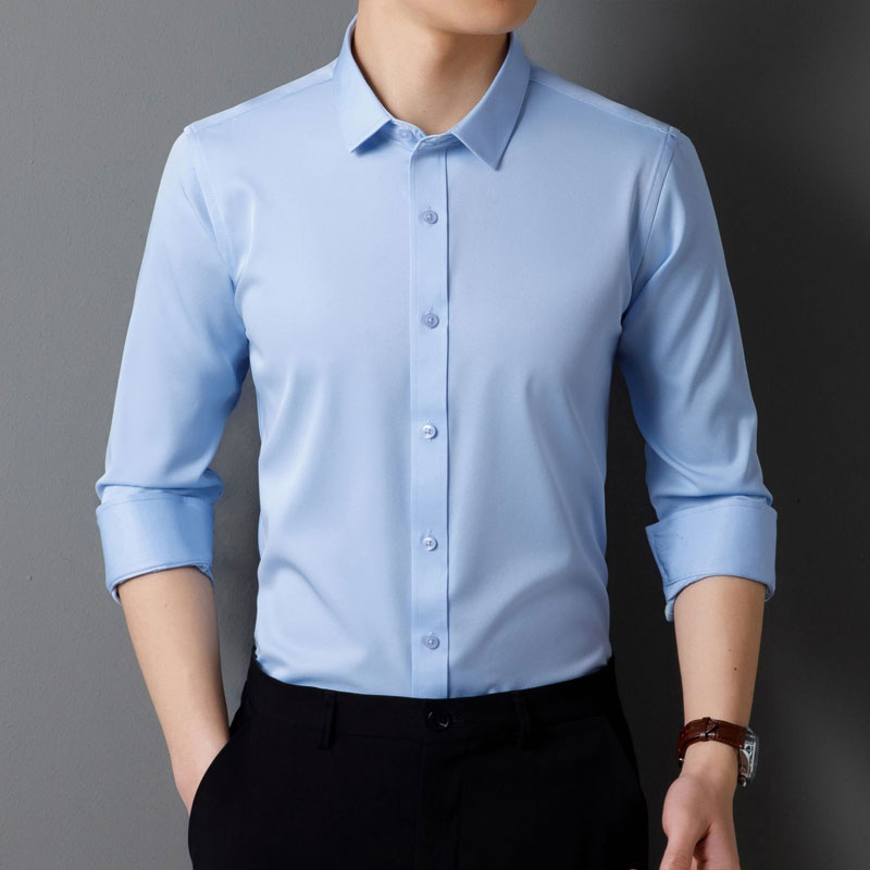 Camicia da uomo button-down senza rughe