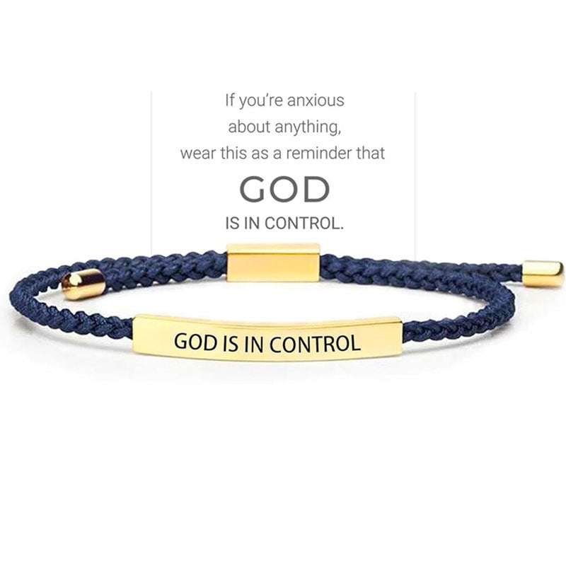 Bracciale intrecciato in acciaio inossidabil