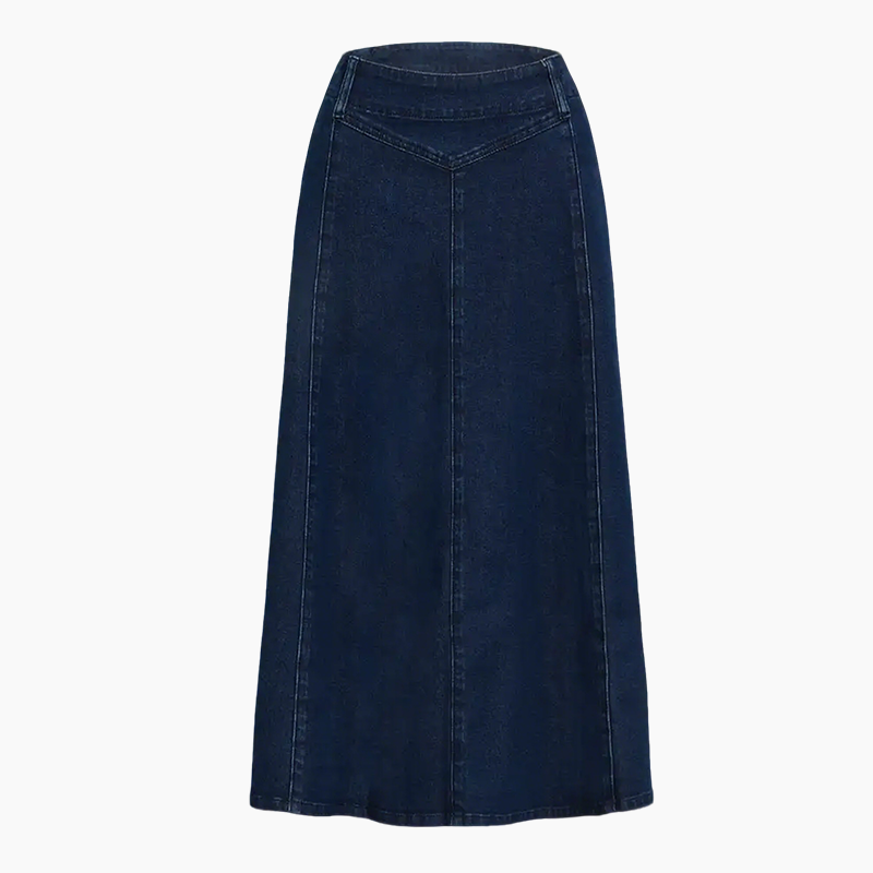 🎁Novità 2026👗Gonna lunga da donna in denim – Vita alta e taglio svasato