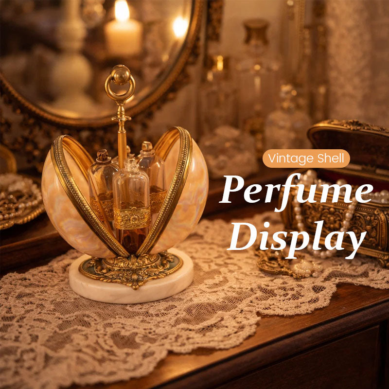 🕯 Espositore vintage per profumi a forma di conchigli