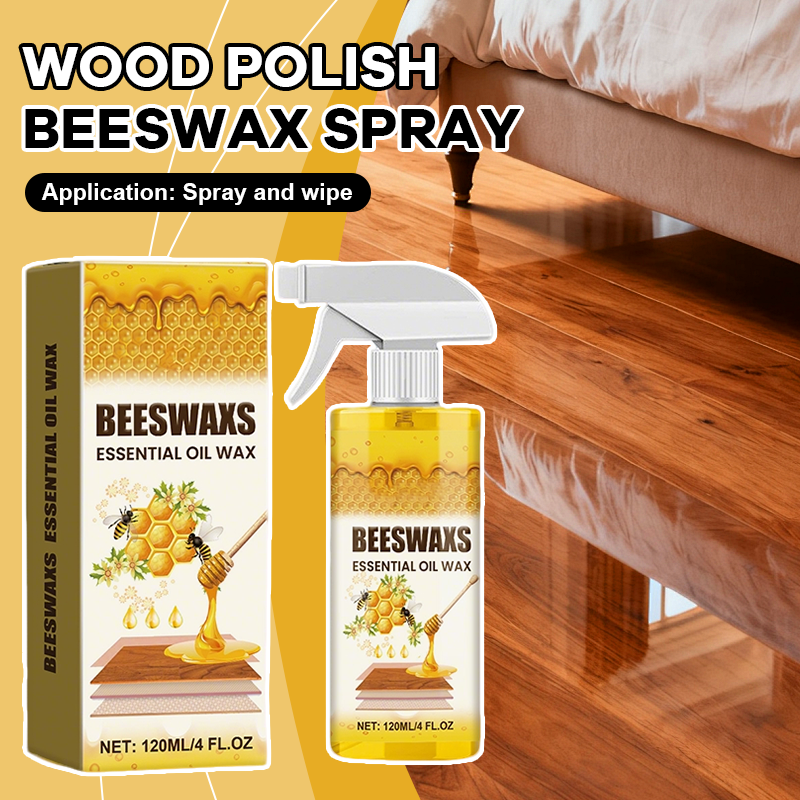 Spray alla cera d'api per lucidare il legno