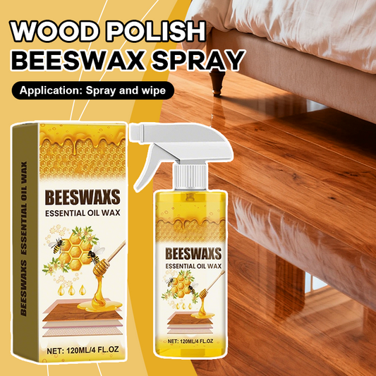 Spray alla cera d'api per lucidare il legno