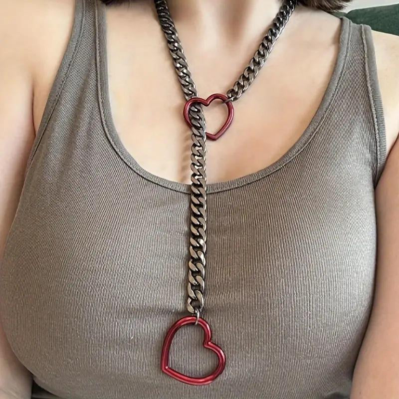 Collana con ciondolo a forma di cuore personalizzato