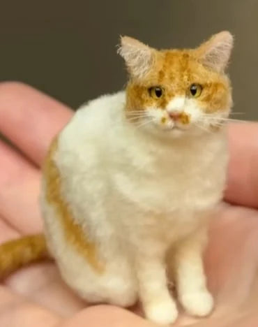 🔥ULTIMO GIORNO 49% DI SCONTO -🐱💖Mini gatto di lana infeltrita
