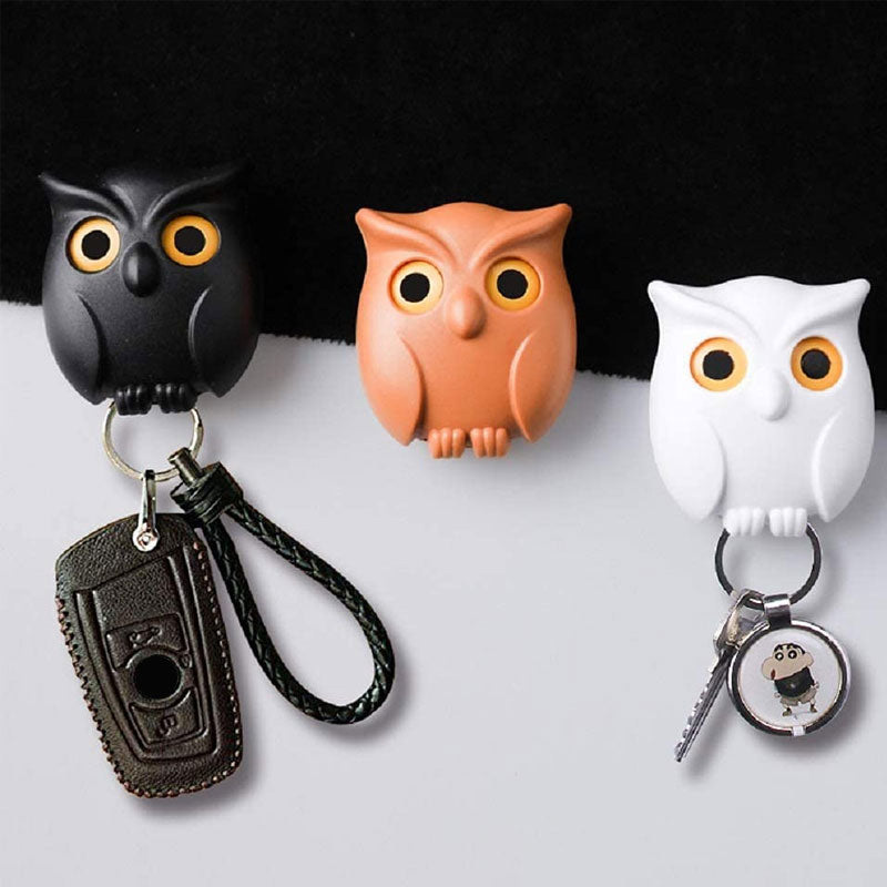 Portachiavi organizer con gufo all'ingress