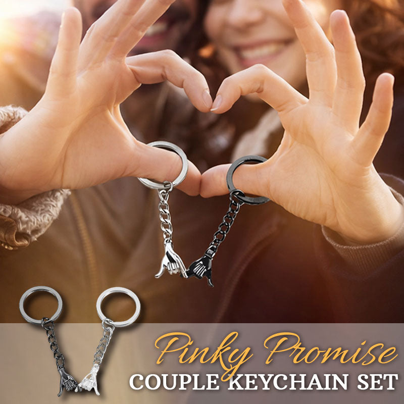 Portachiavi magnetici Pinky Promise – Set di mani intrecciate per coppie e migliori amici 🤞💞