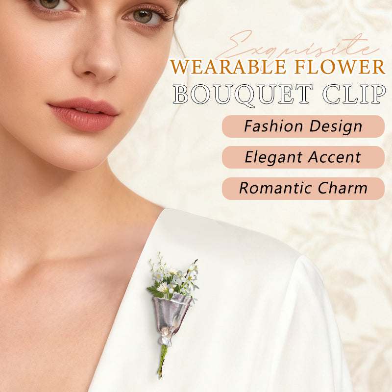 Fiori da indossare Clip bouquet