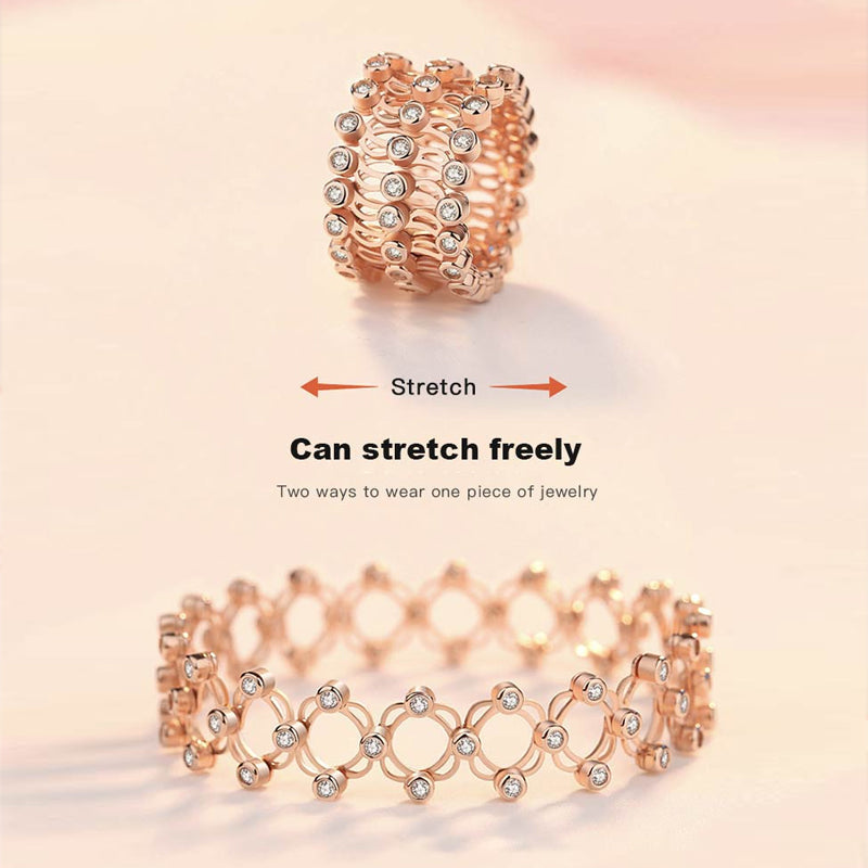 Anello bracciale trasformabile 2 in 1 regolabile