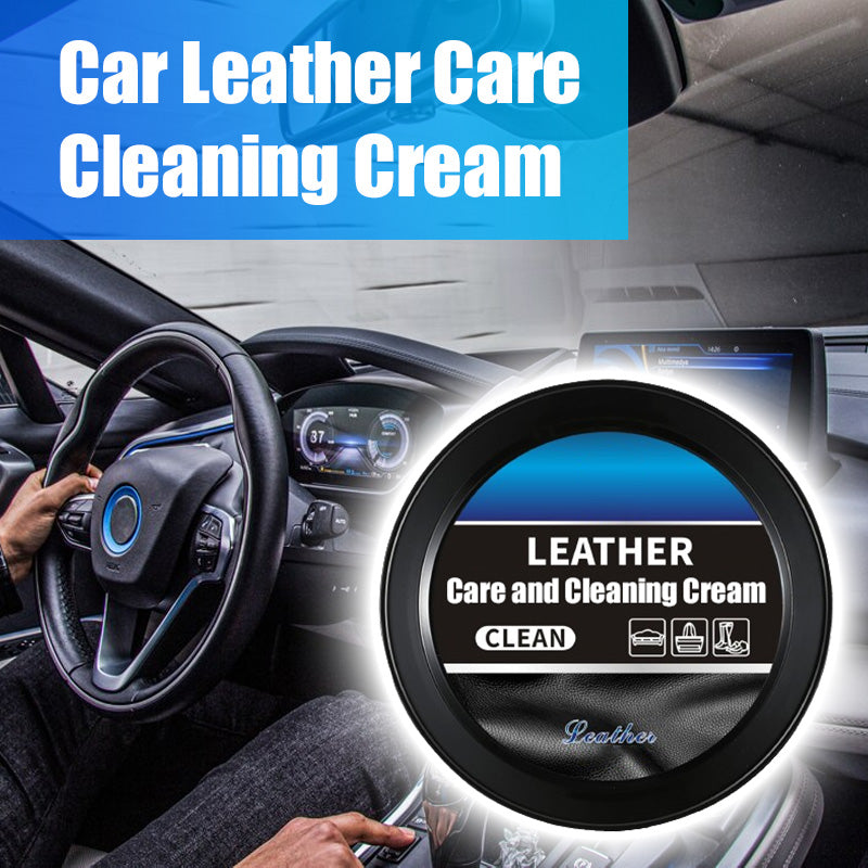 Crema detergente per la cura della pelle degli interni dell'auto