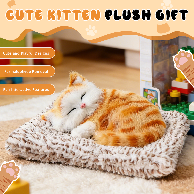 Grazioso gattino di peluche da regalare 🐱