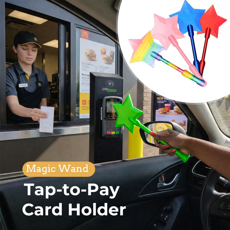 Portacarte Tap-to-Pay con bacchetta magica