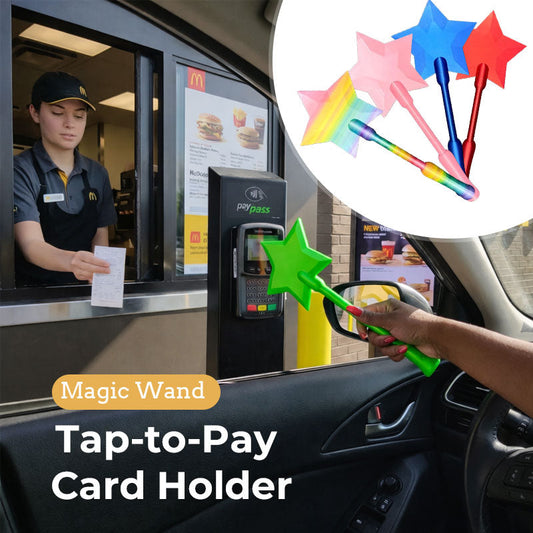 Portacarte Tap-to-Pay con bacchetta magica