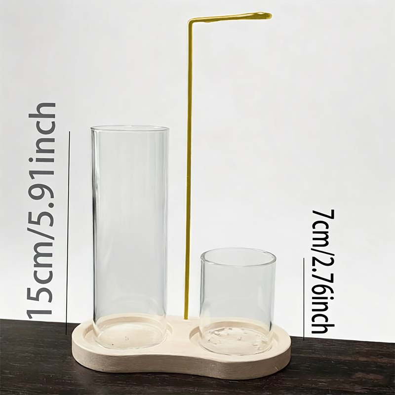 Portacandele e porta incenso 2 in 1 (senza profumo)
