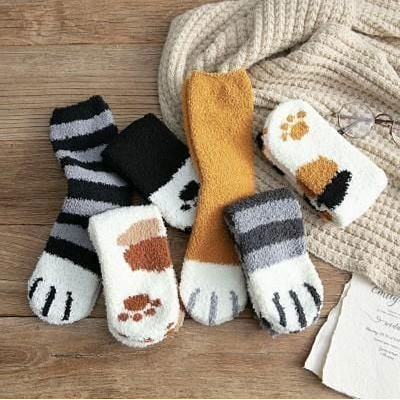 （SALDI DI NATALE 🎅）Calzini in cotone con graziosi gattini