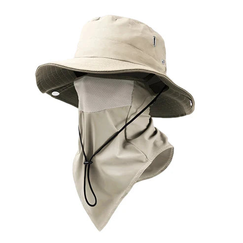 ☀️ Cappellino da pesca traspirante con visiera rimovibile