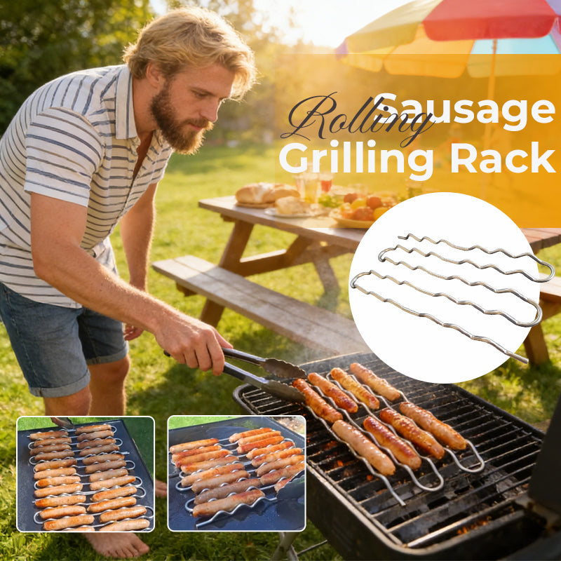 🌭 [Grill Master Essential] Griglia rotante per salsicce | Niente più hot dog bruciati! 🔥✨