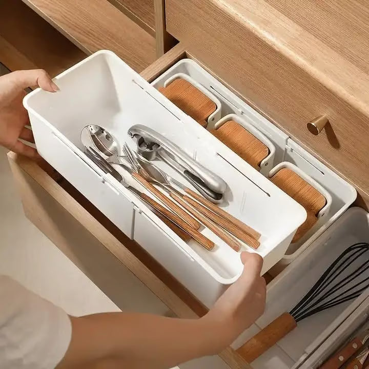 Organizzatori per cassetti con scomparti espandibili