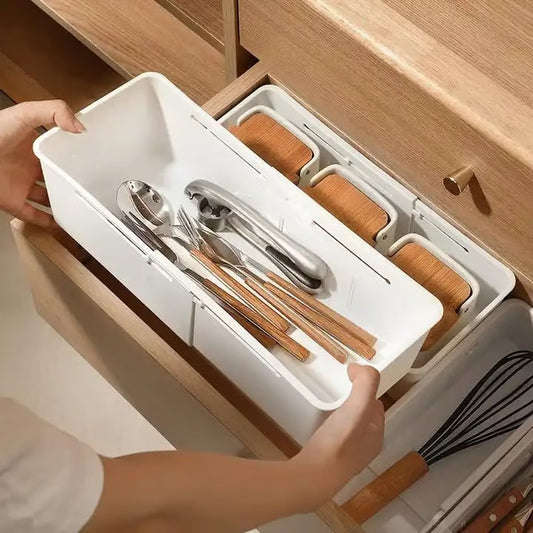 Organizzatori per cassetti con scomparti espandibili