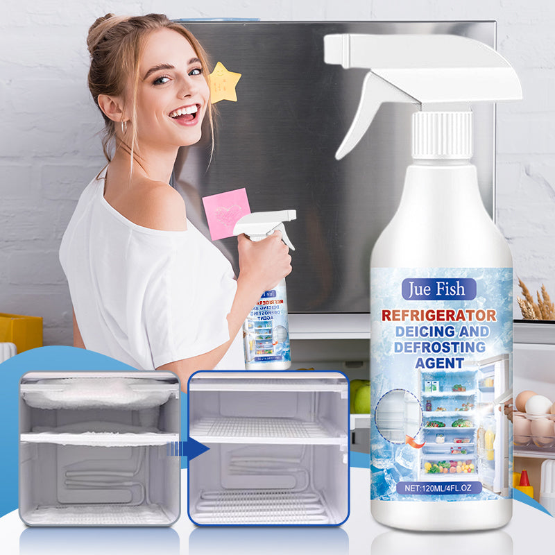 Spray sbrinante per frigoriferi e congelatori – Rimozione rapida del ghiaccio con una formula ecologica per una pulizia senza sforzo 🌿❄️
