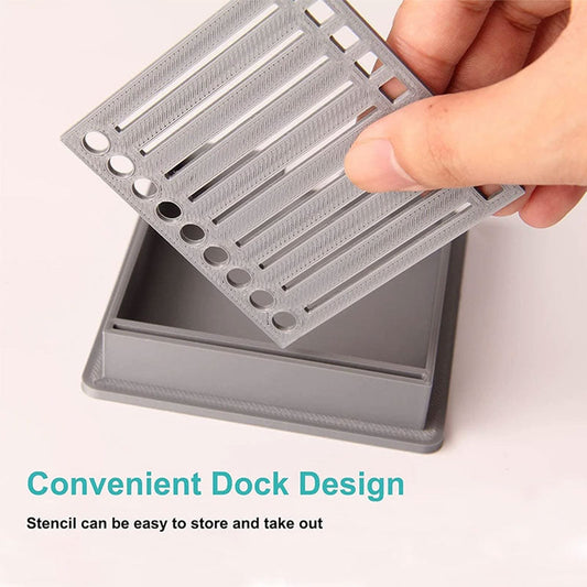 Sticky Note Holder with Stencil