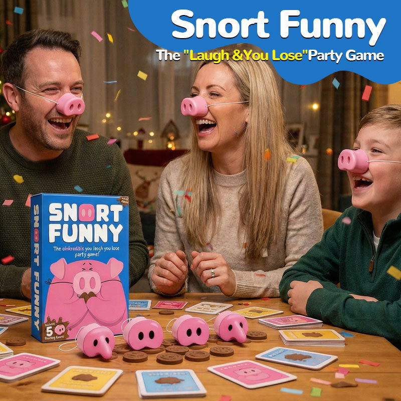 Snort Funny: Il gioco di società “Ridi e perdi” 🐷😂