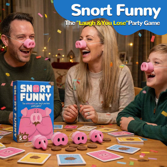 Snort Funny: Il gioco di società “Ridi e perdi” 🐷😂