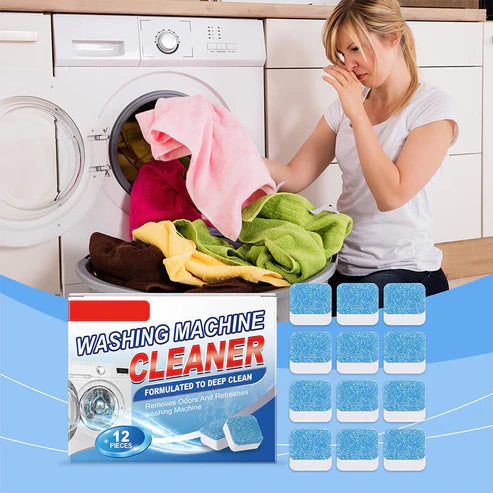 🧼Potenti pastiglie detergenti per lavatrice: pulizia profonda + eliminazione degli odori – Allunga la durata della tua lavatrice!