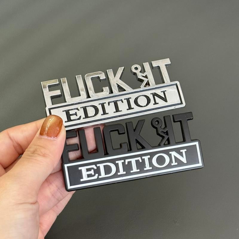 🏆Ultimo giorno Acquista 1 e ricevi 1 gratis🚗💨Emblema FVCK IT Edition