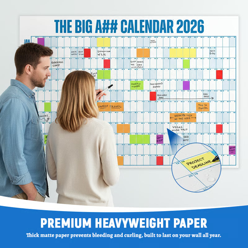 🔥Saldi di Capodanno 50% di sconto🔥Il calendario Big A 2026 - Progetta il tuo fantastico 2026