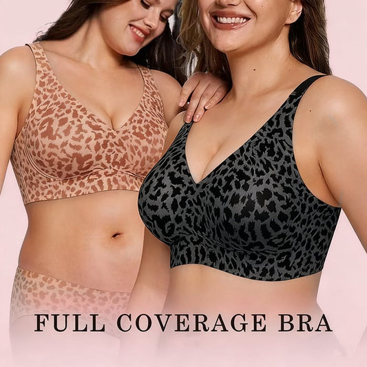 🏆ULTIMO GIORNO DI SALDI 46% DI SCONTO 🔥Reggiseno modellante super rassodante con stampa leopardata | Reggiseni senza ferretto da donna 👍Niente più seno cadent