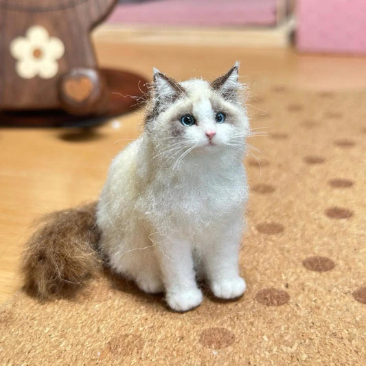 🔥ULTIMO GIORNO 49% DI SCONTO -🐱💖Mini gatto di lana infeltrita