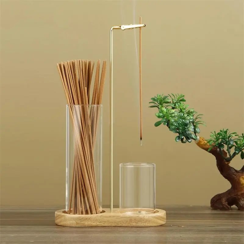 Portacandele e porta incenso 2 in 1 (senza profumo)