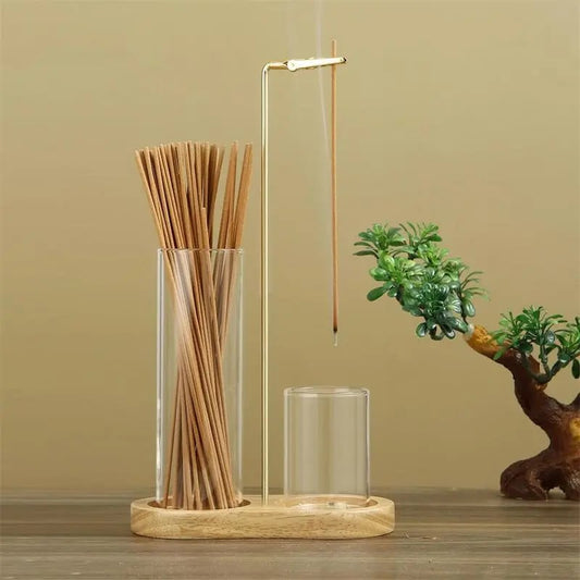 Portacandele e porta incenso 2 in 1 (senza profumo)