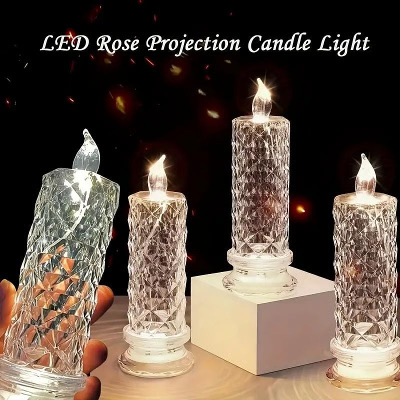 Candela Crystal Rose – Luce romantica senza sporcare