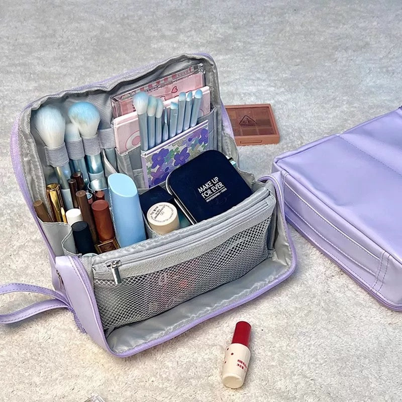 Borsa cosmetica verticale – Portatile, grande capienza