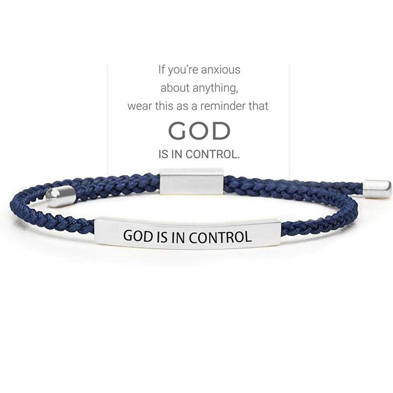 Bracciale intrecciato in acciaio inossidabil