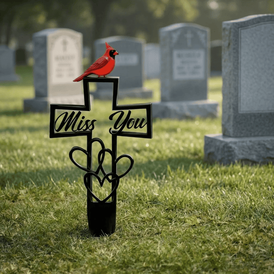 🐦ULTIMO GIORNO DI SALDI -💖Targa commemorativa in metallo per il cimitero✝️