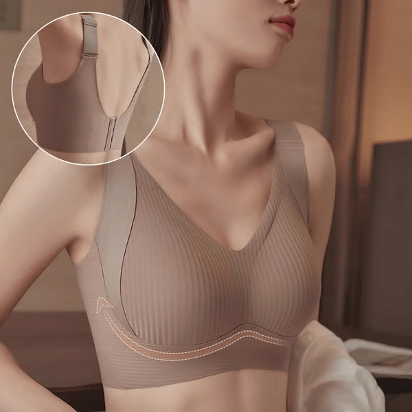 Reggiseno push-up senza ferretto super rassodante, comfort per tutto il giorno, niente più cedimenti (confezione risparmio da 2 pezzi)