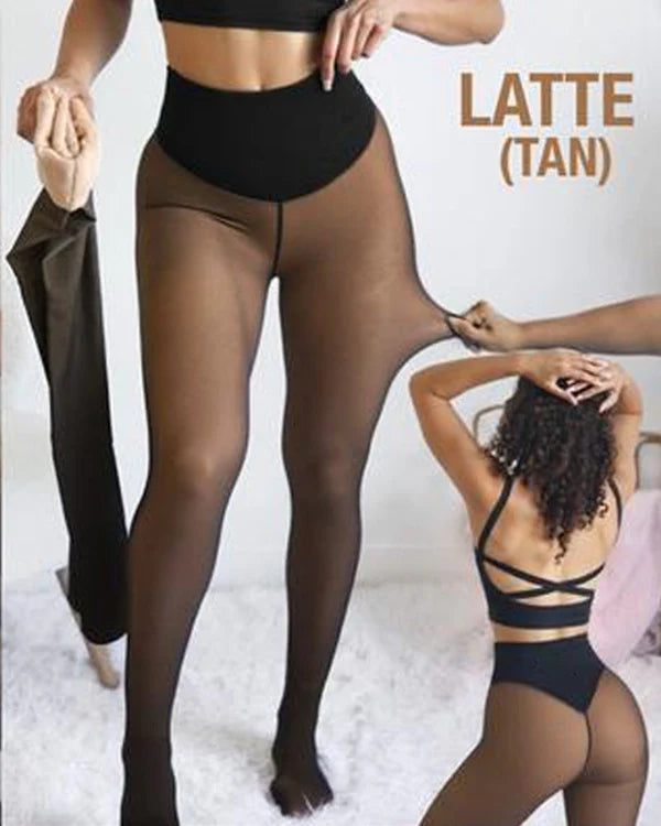 ⚡50.000+ ESAURITO!❄️Leggings in pile modellanti con cucitura✨✨Ti tengono al caldo. Ti fanno apparire al meglio.