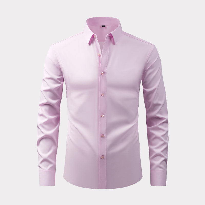 CAMICIA ELASTICA NON STIRATA ANTIPIEGA