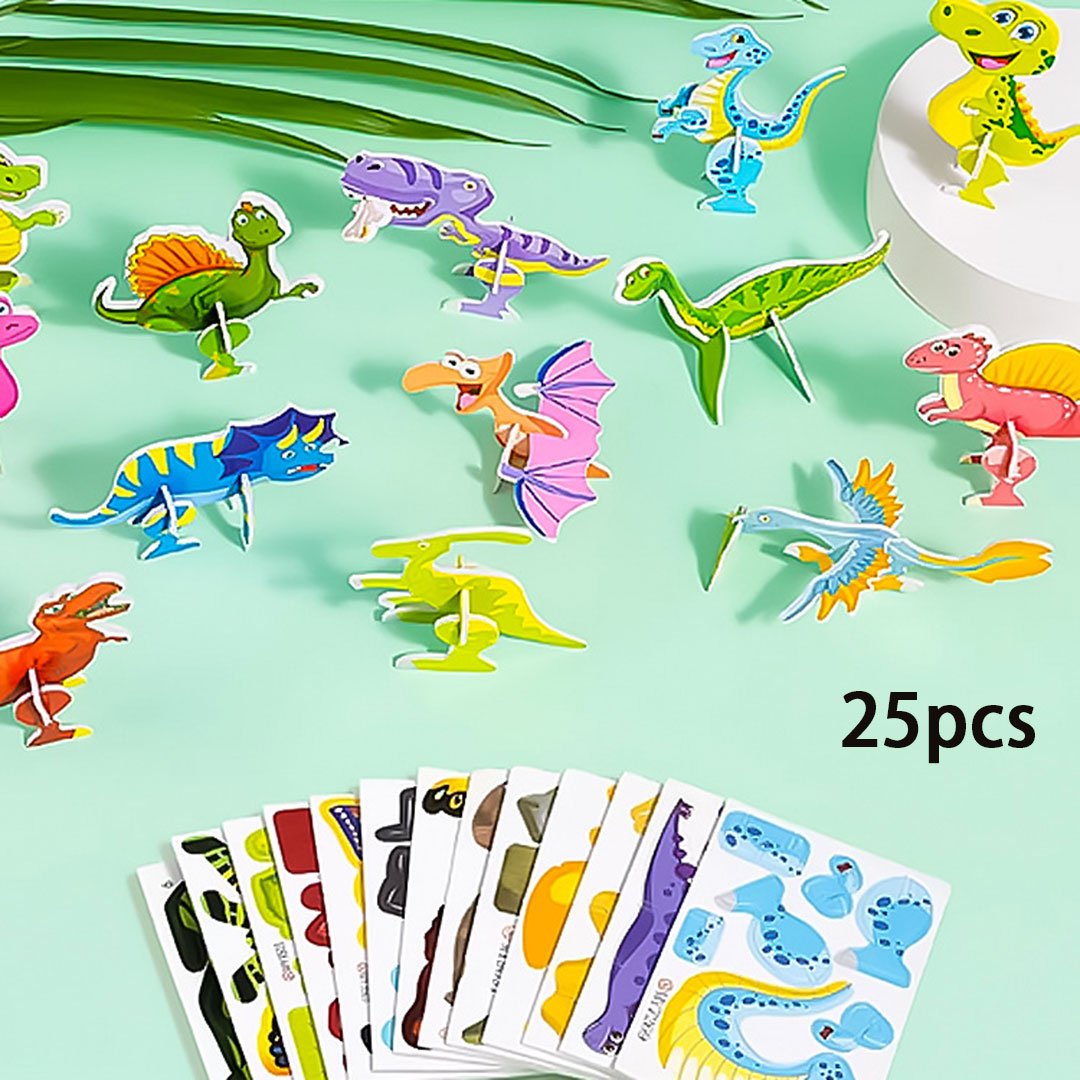 🔥Puzzle educativo in 3D con personaggi dei cartoni animati