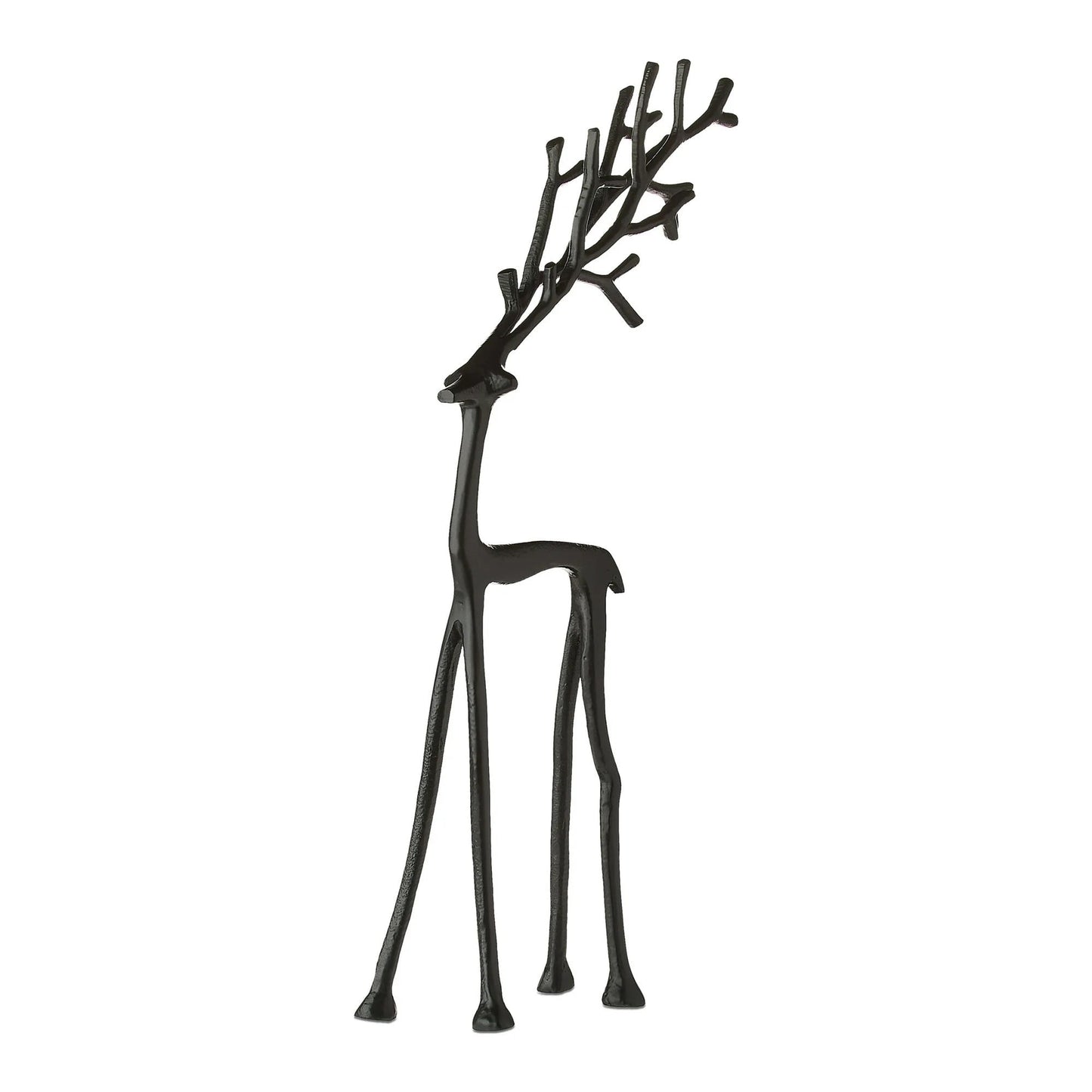 Statua di renna nera