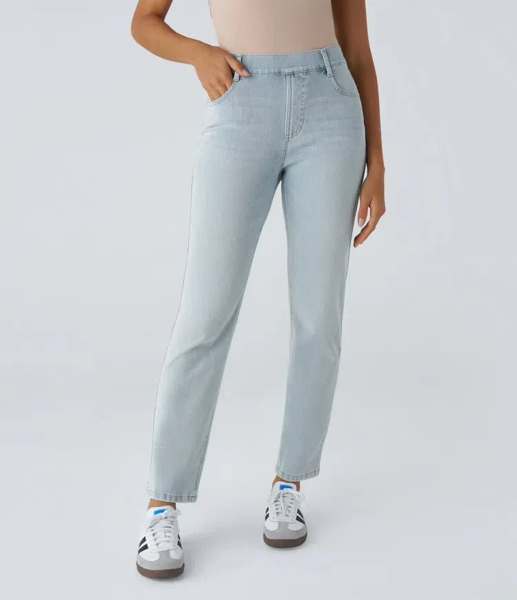 Pantaloni a vita alta elastici e confortevoli